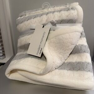 Modern Moments by Gerber Baby Boy Girl Gender Neutral Soft Cozy Ivory Blanket